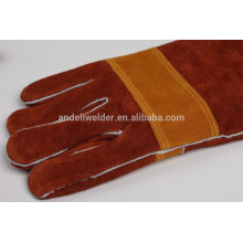 A9 47cm palm and thumb thicker welding gloves cow split leather welding gloves